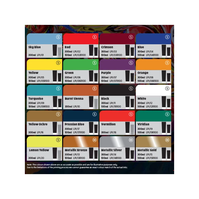 Essdee  Lino Ink, 300 ml, pe bază de apă - 10 burnt sienna