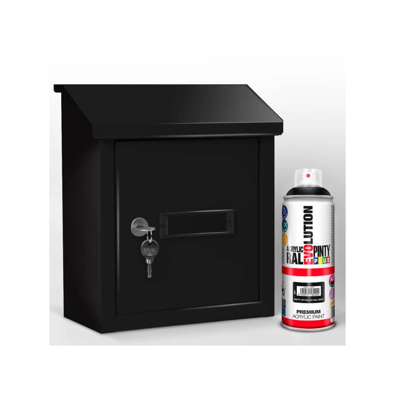 Spray vopsea acrilică, EVOLUTION mat, 400 ml - RAL9005 jet black