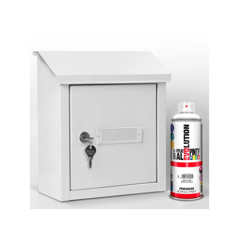 Spray vopsea acrilică, EVOLUTION mat, 400 ml - RAL9010 pure white