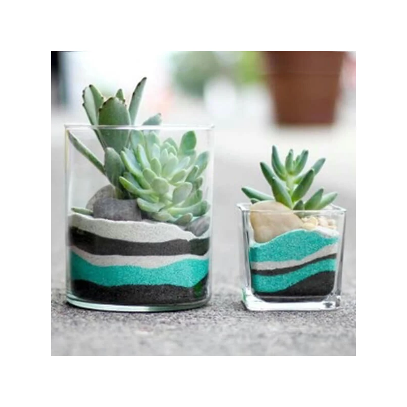 Nisip decor, 500 g - verde