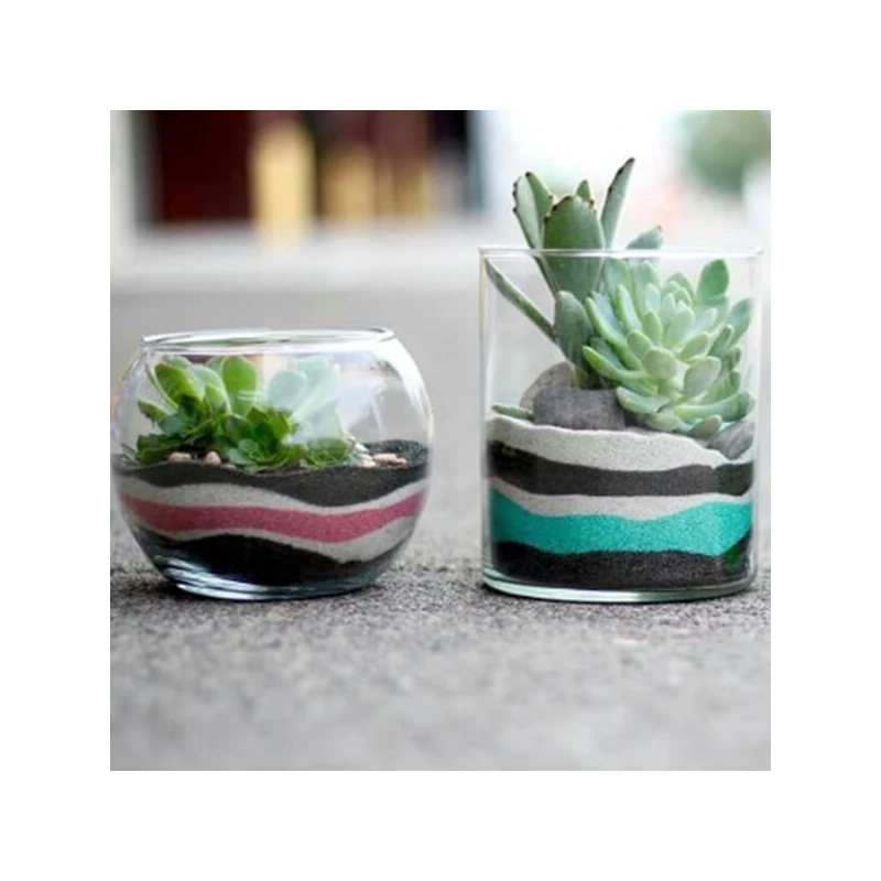 Nisip decor, 500 g - verde