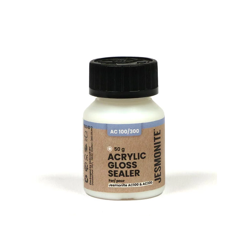 Jesmonite Acrylic Gloss Sealer lichid de impregnare cu rășină acrilică, 50 g - lac lucios