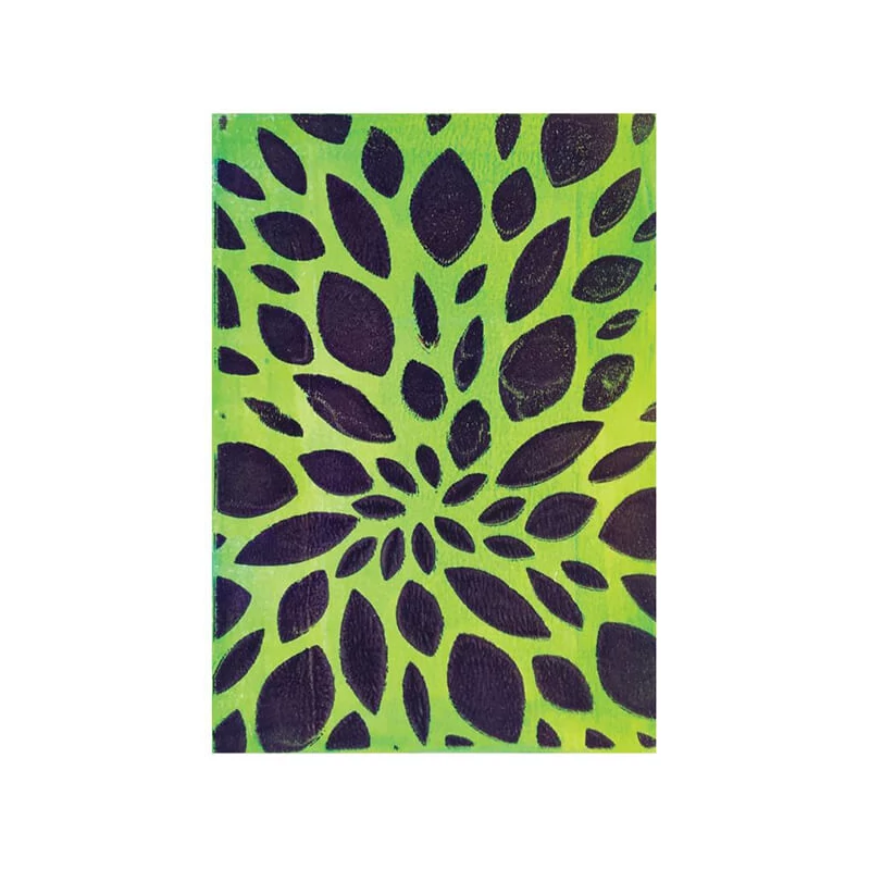 Stencil, Gelli Arts, 5x7", 12,7x17,8 cm - frunze