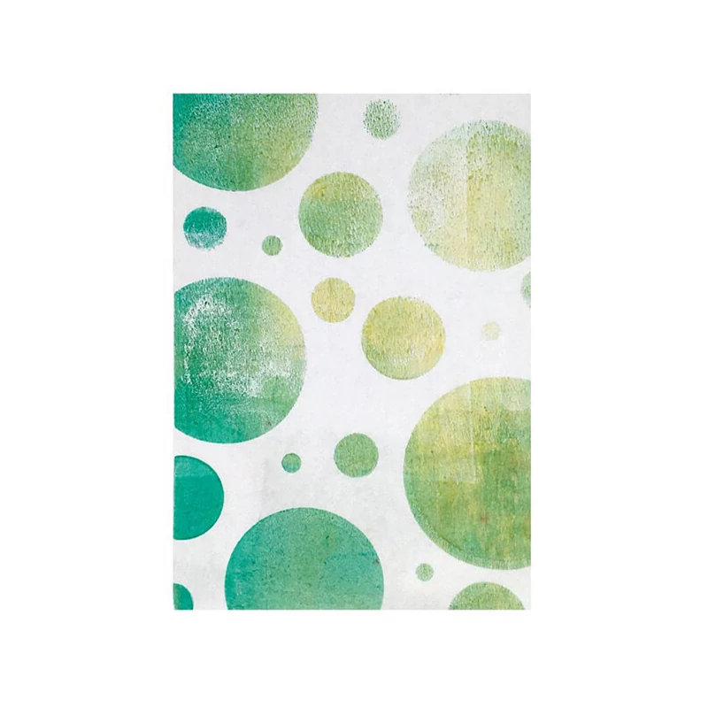 Stencil, Gelli Arts, 5x7", 12,7x17,8 cm - cerc