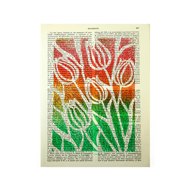 Stencil, Gelli Arts, 5x7", 12,7x17,8 cm - lalele