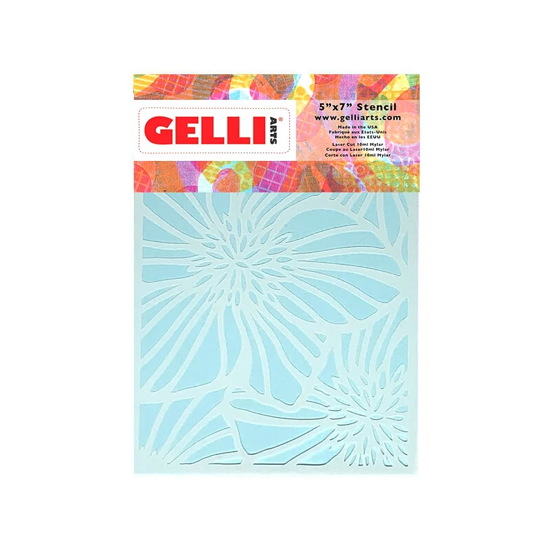Stencil, Gelli Arts, 5x7", 12,7x17,8 cm - spânz