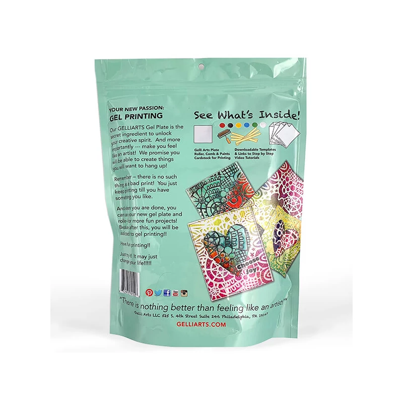 Kit artzanal pentru pregătire cărți, Gelli Arts