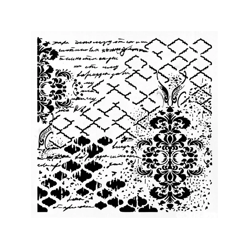Șablon , Cadence, 25x25 cm - baroc
