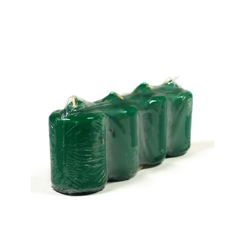 Lumânare de Advent, 4 buc - verde