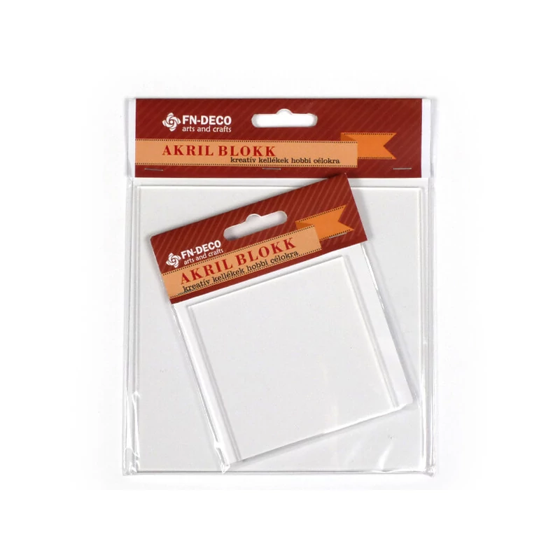 Foaie de plastic pentru imprimare - 14x14 cm