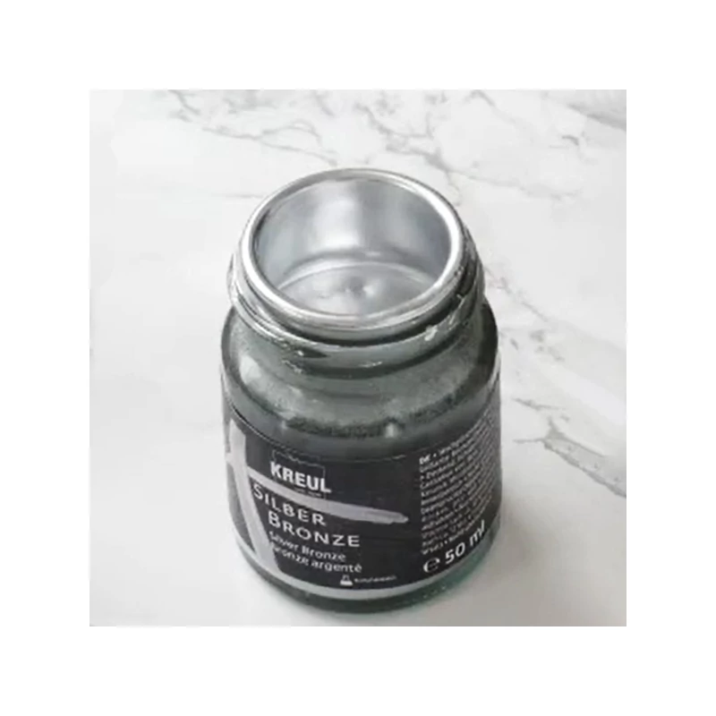 Vopsea metal lichid pe bază de rășină Kreul, 50 ml - Silber Bronze