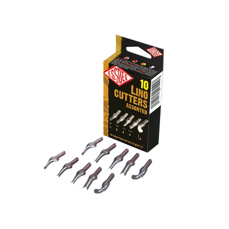 Essdee - Set cuțite pentru linogravare, 10 buc
