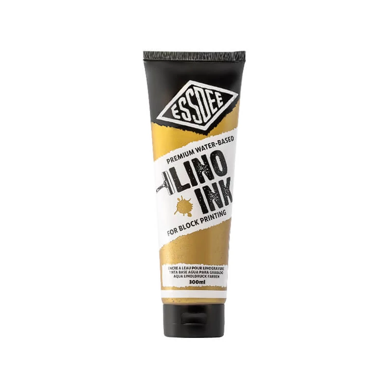 Essdee Lino Ink, 300 ml, pe bază de apă - 15 metallic gold