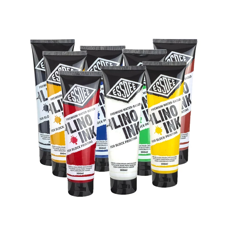 Essdee  Lino Ink, 300 ml, pe bază de apă - 10 burnt sienna