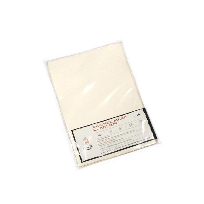 Hârtie de acuarelă scufundată, 400 g, rugoasă, 5 buc - A4