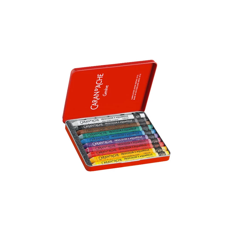 Set cretă acuarelă Caran d'Ache Classic Neocolor II - 10 buc