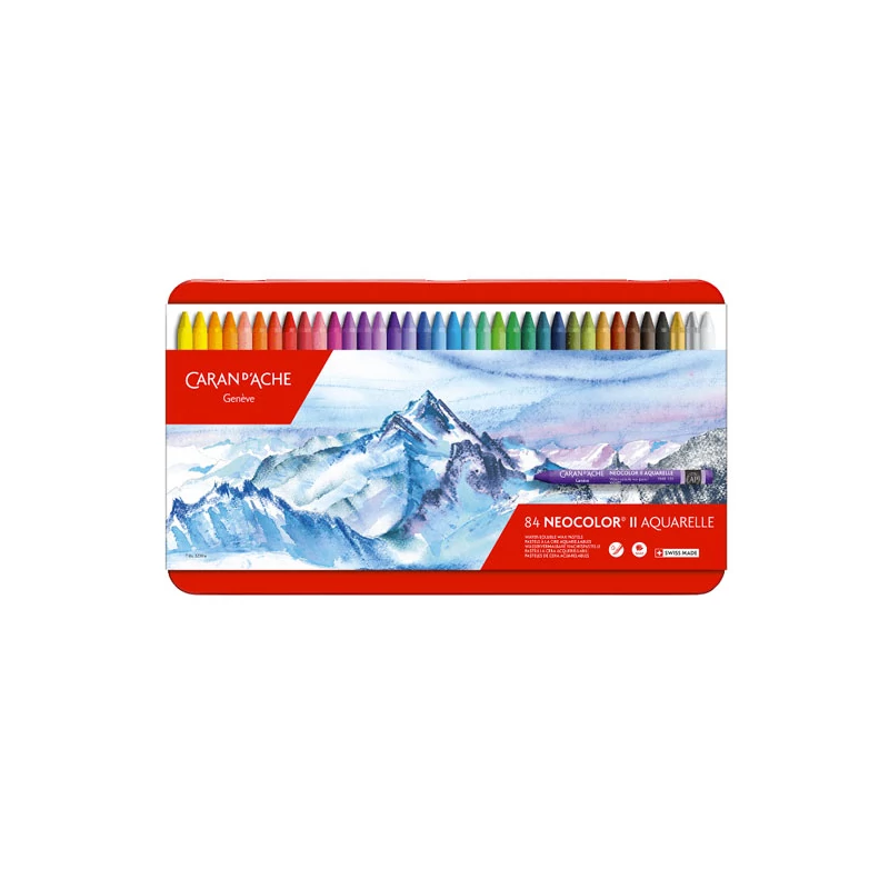 Set crete acuarelă Caran d'Ache Classic Neocolor II - 84 buc