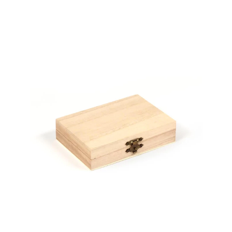 Cutie lemn - 4 compartimente, 14x10x3,5 cm