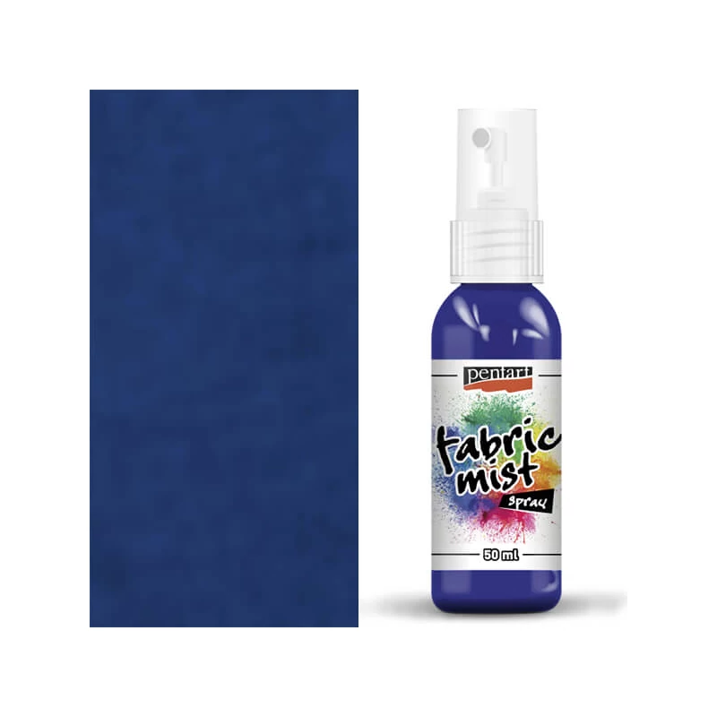 Pentart spray vopsea textil , 50 ml - albastru