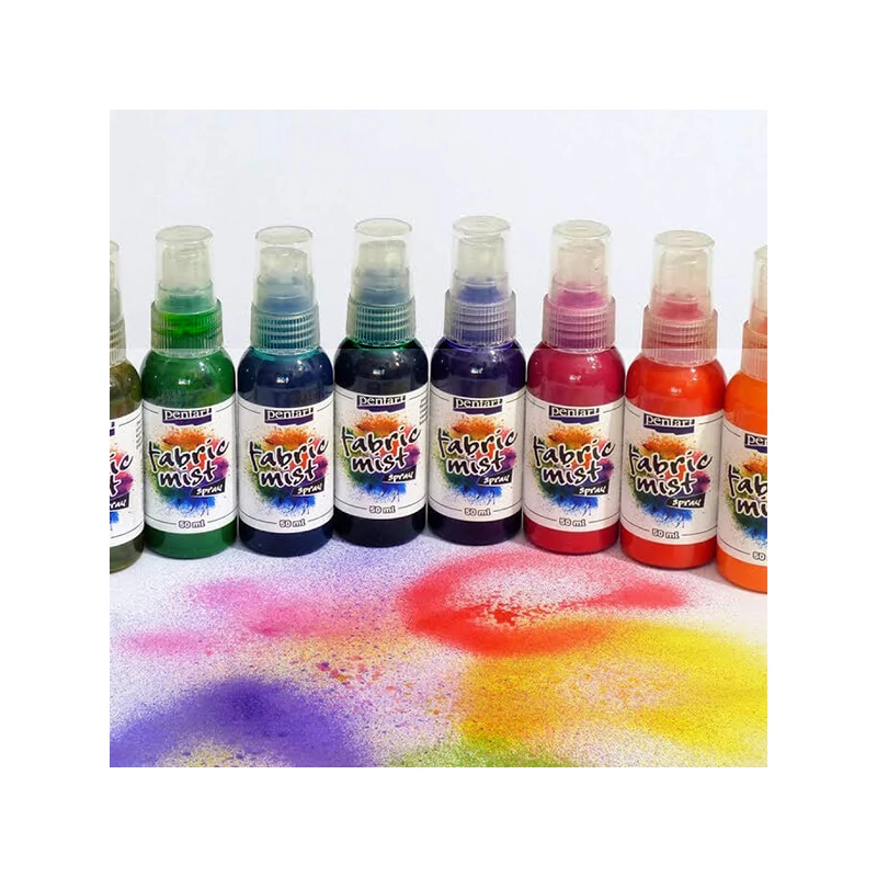 Pentart spray vopsea textil , 50 ml - albastru