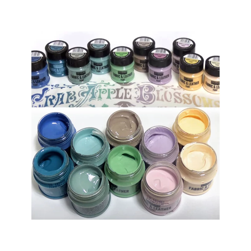Vopsea textil și piele Pentart, 50 ml - coajă de ou (de epoca)