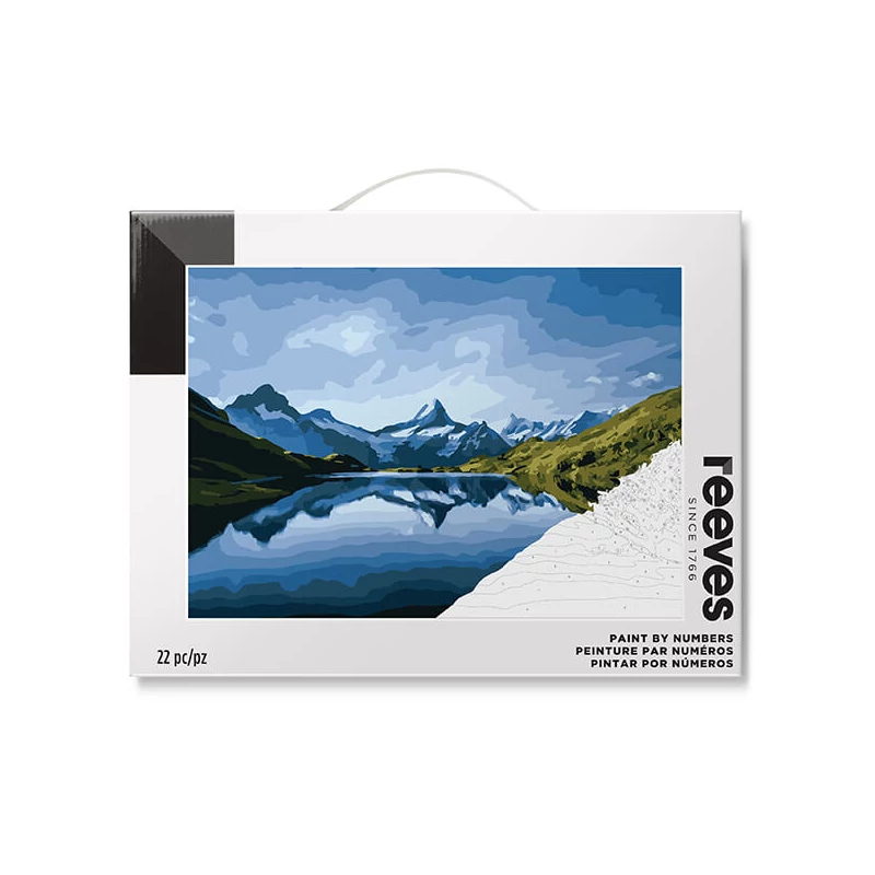 Reeves set pictură pe numere, 30x40 cm - Munți