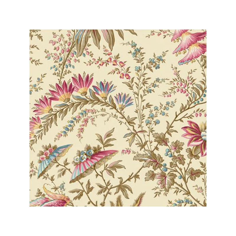 Patchwork anyag - Makower - Sienna Whimsical Garden Cream 2-687-L