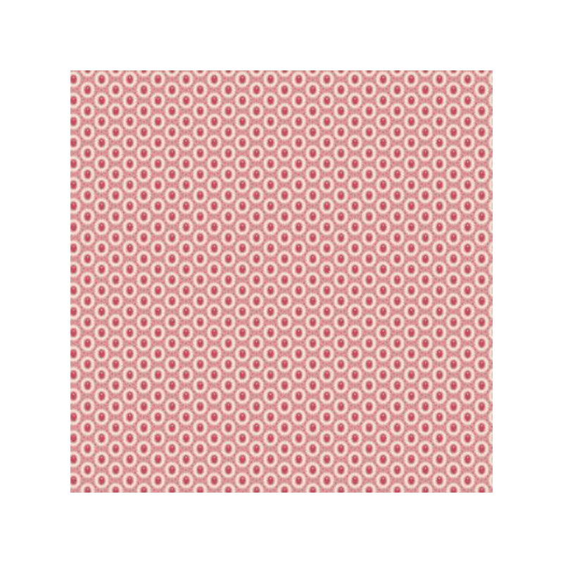 Patchwork anyag - Makower - Sienna Cabuchon Crimson 2-694-R