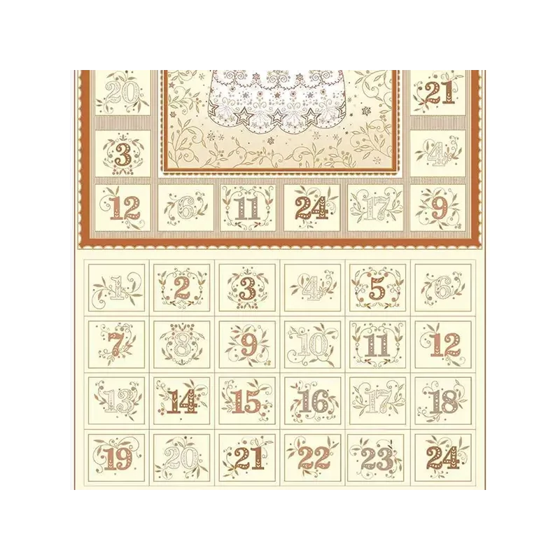 Tesatura patchwork - Makower - Christmas 25 Advent Angel Cream 042/Q, Panel, 60 cm