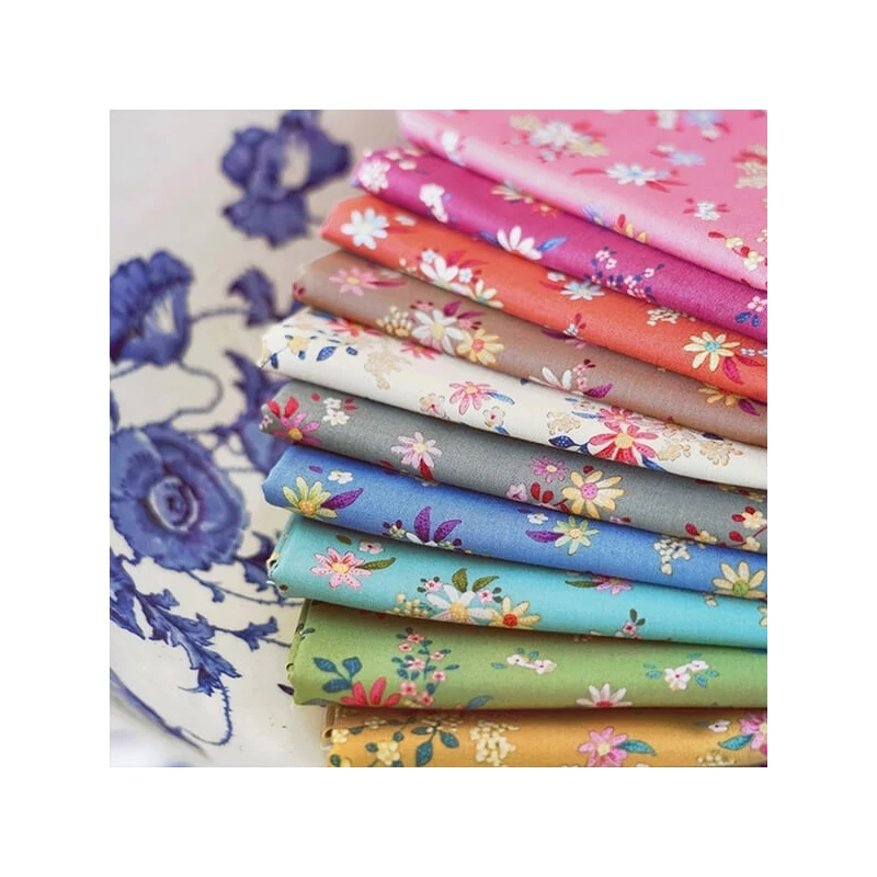 Material patchwork  - Tilda Chic Escape - Daisyfield ginger 110056