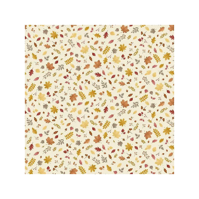 Material patchwork  - Makower - Hello Autumn Foliage Cascade Cream 097/Q