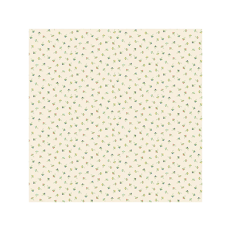 Material Patchwork - Makower - Amelia Bud cream 2512-Q