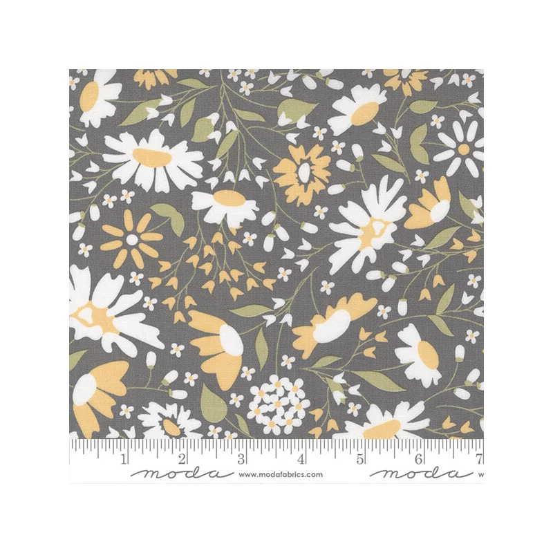 Material patchwork  - Moda - Buttercup and Slate by Corey Yoder 29151-17