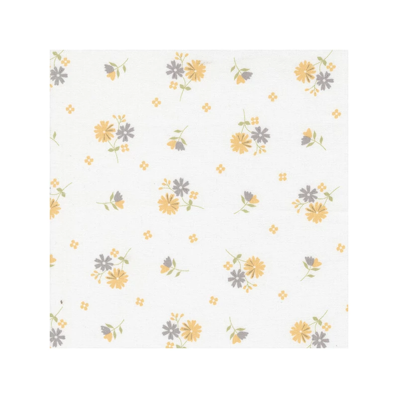 Material patchwork  - Moda - Buttercup and Slate by Corey Yoder 29153-11