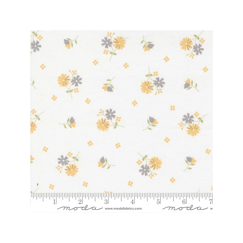 Material patchwork  - Moda - Buttercup and Slate by Corey Yoder 29153-11