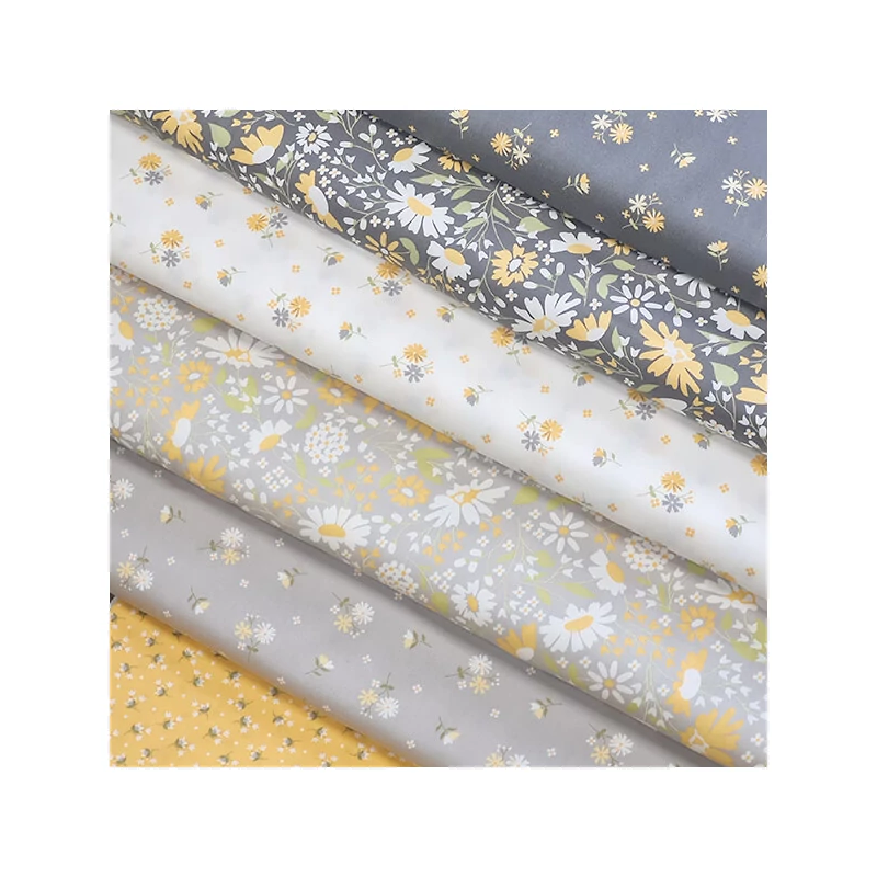 Material patchwork  - Moda - Buttercup and Slate by Corey Yoder 29151-17