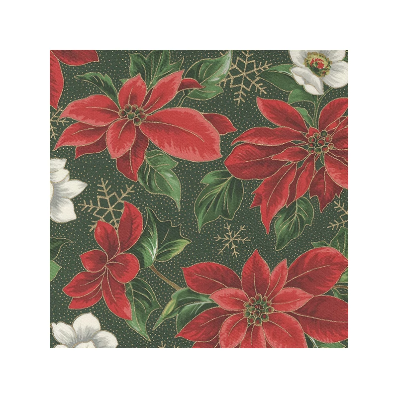 Material patchwork  - Moda - Merry Manor Metallic 33660-14M