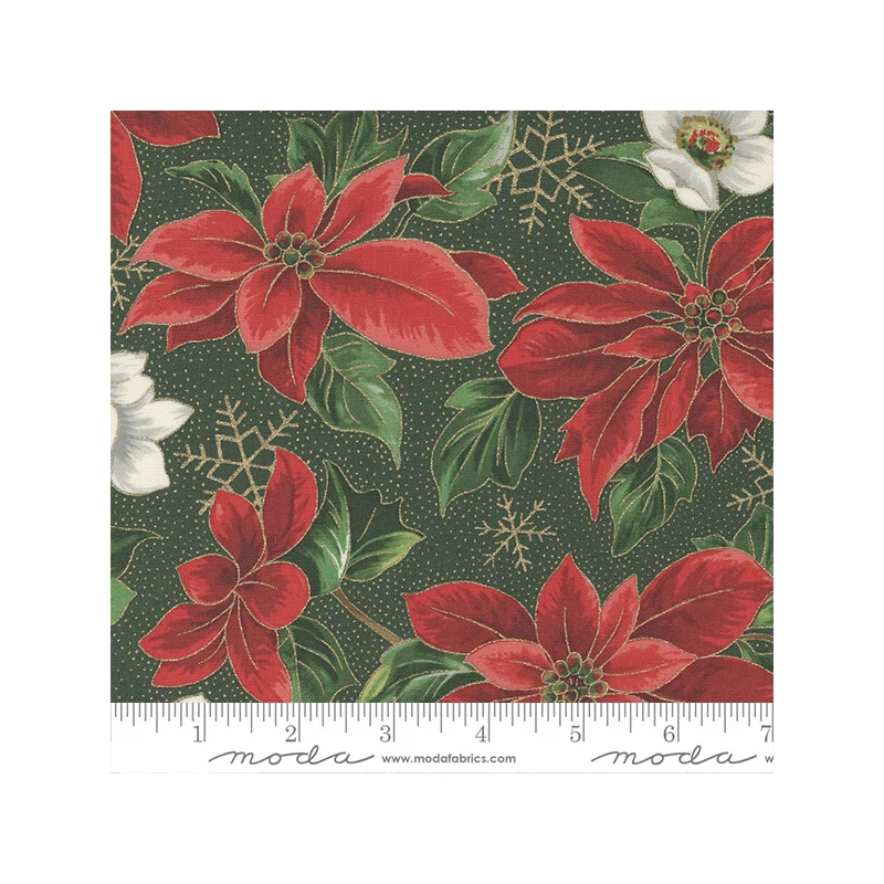 Material patchwork  - Moda - Merry Manor Metallic 33660-14M