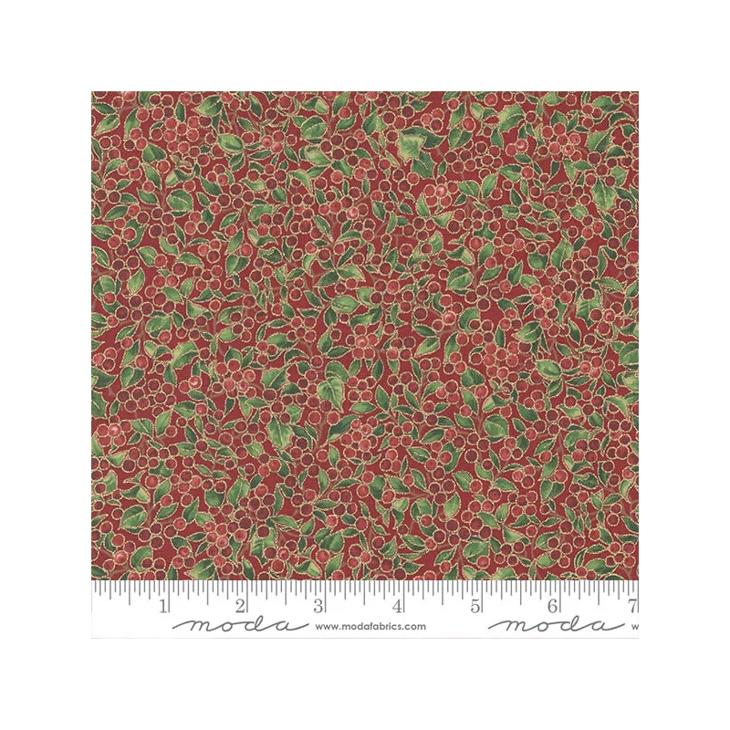 Material patchwork  - Moda - Merry Manor Metallic 33664-13M
