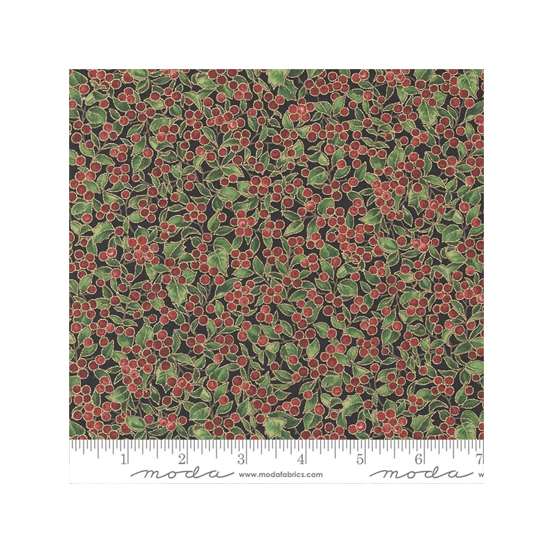 Material patchwork  - Moda - Merry Manor Metallic 33664-15M