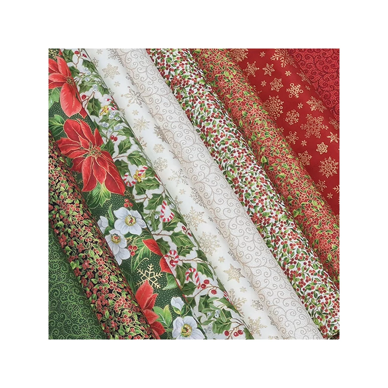 Material patchwork  - Moda - Merry Manor Metallic 33660-14M