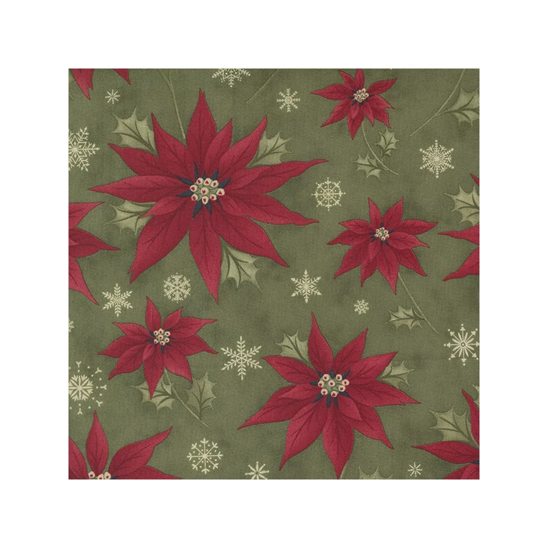 Material patchwork  - Moda - Poinsettia Plaza by 3 Systers 44290-14