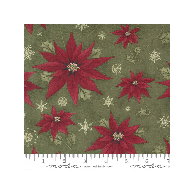 Material patchwork  - Moda - Poinsettia Plaza by 3 Systers 44290-14