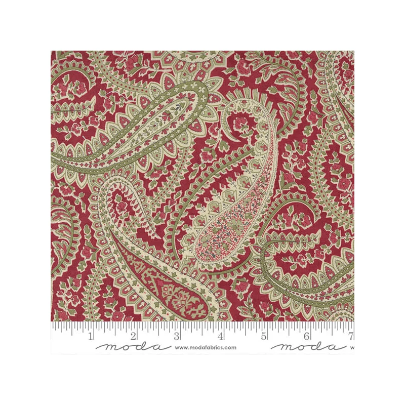 Material patchwork  - Moda - Poinsettia Plaza by 3 Systers 44292-12
