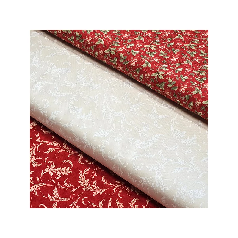 Material patchwork  - Moda - Poinsettia Plaza by 3 Systers 44294-12