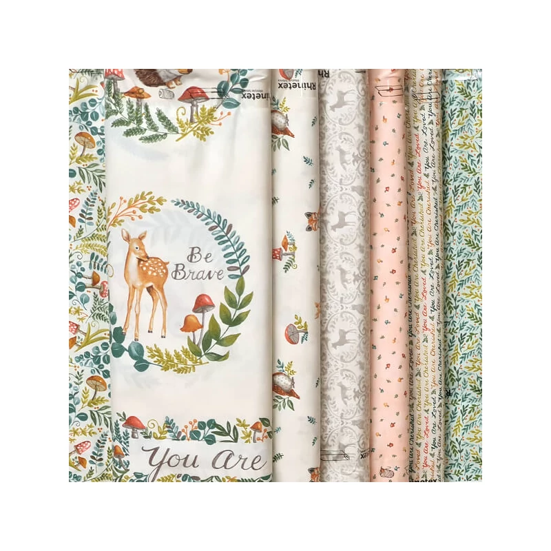 Material patchwork  - Moda - Effie's wood by Deb Strain 56013-11
