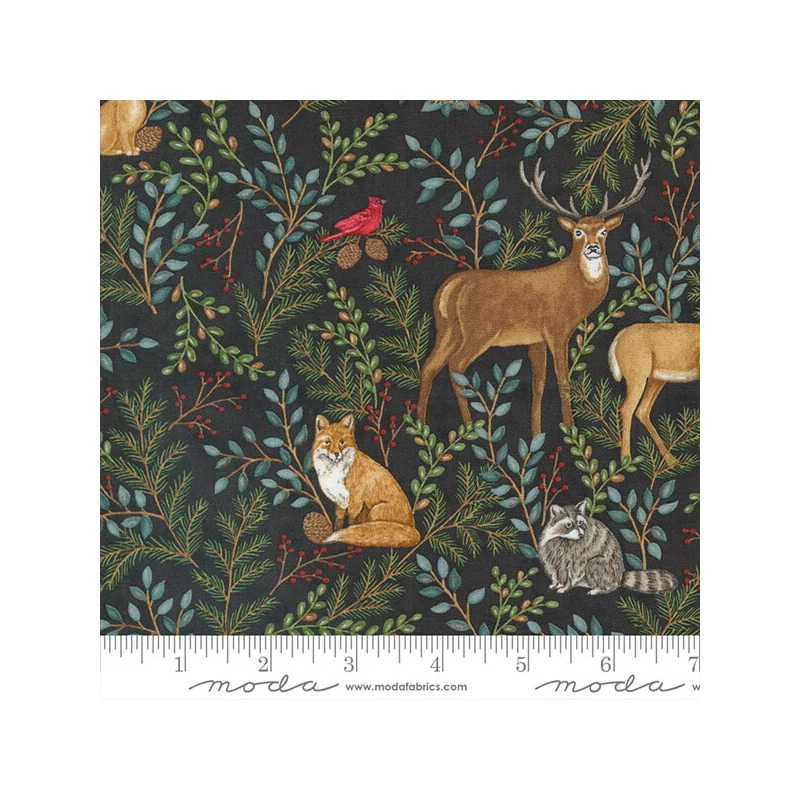 Material patchwork  - Moda - Woodland Winter by Deb Strain 56090-17