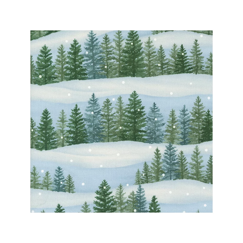 Material patchwork  - Moda - Woodland Winter by Deb Strain 56091-12