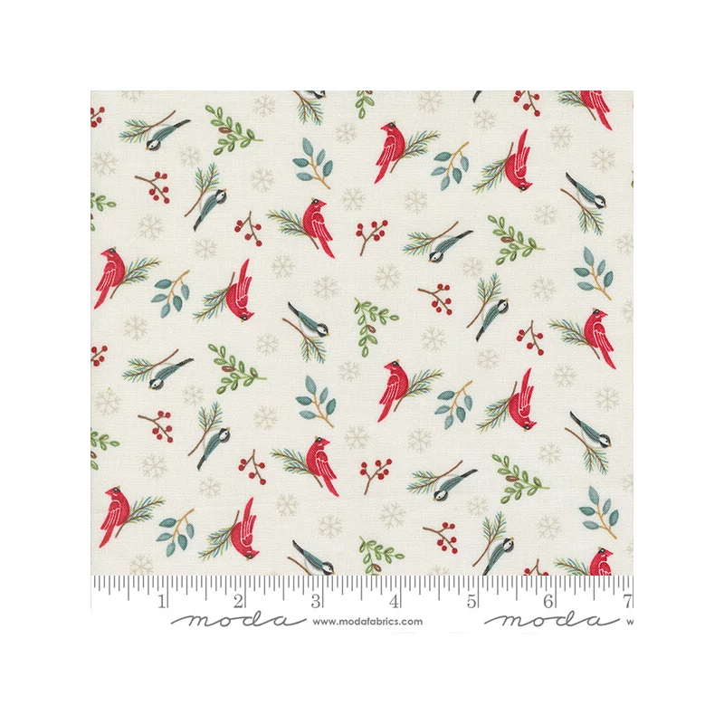 Material patchwork  - Moda - Woodland Winter by Deb Strain 56096-11