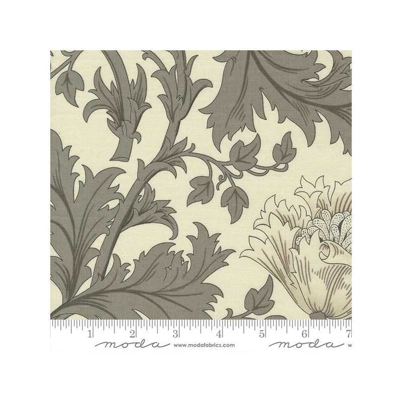 Material patchwork  - Moda - Barbara Brackman by Best of Morris Ebony Suite 8380-13
